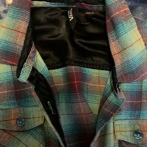 Vans small flannel. Fits like an extra small.